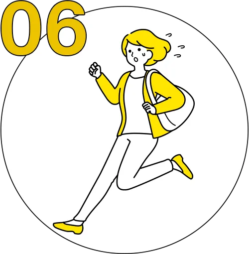 06 勤怠が安定しない(欠勤、遅刻、早退が多い)